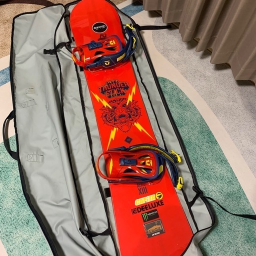 スノーボードとクツ　capital thunder stick