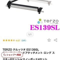 TERZOスキー/スノーボードアタッチメント FLATLONG SLIT、ES139SLの画像