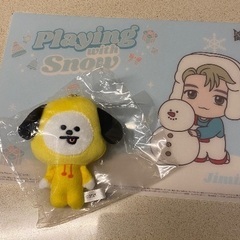 BT21 BTS ジミン　チミーマスコット&おまけの画像