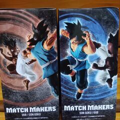 ドラゴンボール MATCH MAKERS フィギュア 孫悟空 ウーブ セットの画像