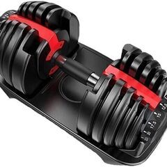 【引き取り先決定】未使用品 可変式ダンベル 24kg アジャスタ...