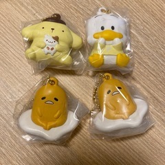 サンリオガチャガチャぺたんこキーホルダーの画像
