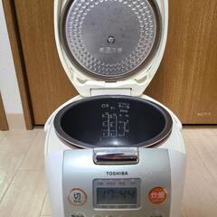 TOSHIBA マイコン保温釜1.0L RC-10MFD(W) ホワイトの画像
