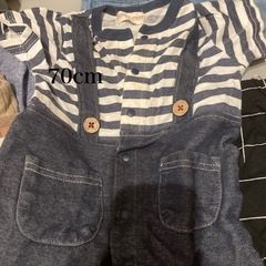 70cmベビー服と🧦の画像