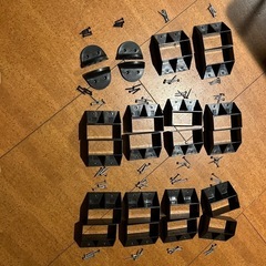 ラブリコ棚受け9セット　両方棚受け1個、ディアウォール棚受け2セット