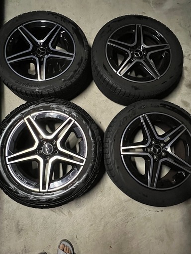 ご成約！美品★ベンツ★W167★GLE★AMG★20インチホイール★純正★４本★GLE300ｄ★GLE400ｄ★GLE450★ヨコハマアイスガードG075★275/50/20★