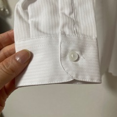 ORIHICA 白 長袖シャツ Sサイズの画像