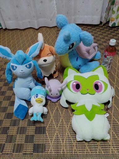 【ポケットモンスター】ぬいぐるみ　６点セット