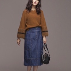 【ナノユニバース】フェザースリーブニットプルオーバーの画像