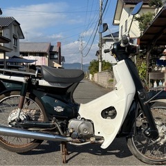 ホンダ　スーパーカブ　カスタム　エンジン始動致します　角目　セル...