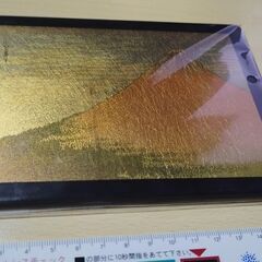 金沢箔工芸 金箔マウスパッド　赤富士　和製　日本製