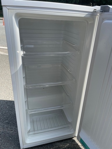 ■中古品 ハイアール 冷凍ストッカー JF-NU100E 2013年 100L 480ｘ556ｘ997ｍｍ 動作問題なし 店舗 厨房■