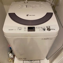 【12月7日まで】洗濯機　SHARP