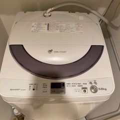 【12月7日まで】洗濯機　SHARPの画像