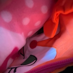 ドキンちゃんクッションの中はブランケットの画像