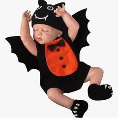 【美品】ハロウィンコスプレ　コウモリ　ベビー