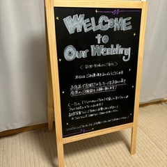 結婚式 ウェルカムスペース用 ホワイトボード/黒板  