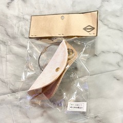 《革》生姜せんべいキーホルダーの画像