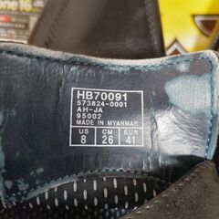 黒　革靴　中古　26 センチの画像