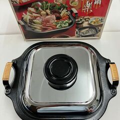 【未使用品】スタミナ鍋、天ぷら鍋　ガス火対応の画像