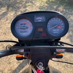 ハスラー50 ST50W １９９０年頃のフルサイズオフロードバイク　2スト　エンジンかかり走る止まる曲がる　現状　の画像