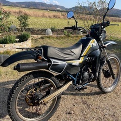 ハスラー50 ST50W １９９０年頃のフルサイズオフロードバイク　2スト　エンジンかかり走る止まる曲がる　現状　の画像