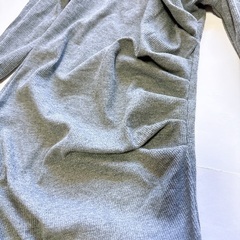 【美品】ハイネック シャーリングデザイン タイトワンピース　チュニックの画像