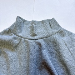 【美品】ハイネック シャーリングデザイン タイトワンピース　チュニックの画像