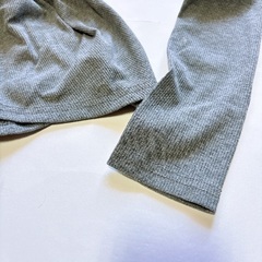 【美品】ハイネック シャーリングデザイン タイトワンピース　チュニックの画像