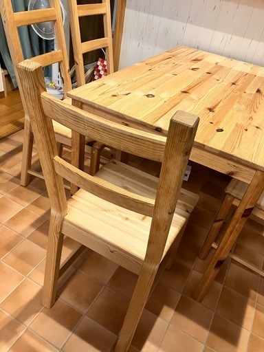 【引き渡し完了しました】IKEA  ダイニングテーブル  イス