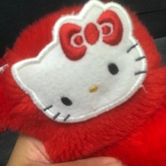 キティちゃん　マフラー＆手袋の画像