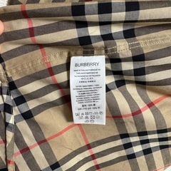シャツ　burberryの画像