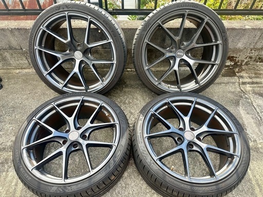 期間限定値下げ　BMW F10 F11 5シリーズ他 中古 GRORA GS15V 245/35ZR20 275/30ZR20 タイヤセット