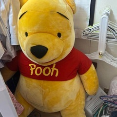 プーさんデカデカぬいぐるみの画像