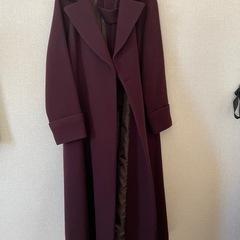 UNITED ARROWS　ロングコート　ワインレッド Mサイズ