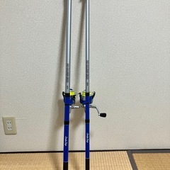 釣竿 2本セット SS サビキ キング 450 360 リール付き