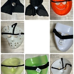新品　 イベントマスク　パーティ用マスク　お面　ホラーマスク　お値打ちおまとめ8枚　単品でも販売の画像