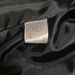 9号　黒 シルバーラメチェック スーツの画像