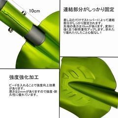 スコップ シャベル //長さ110cm アウトドア用 除雪 雪かき 車載の画像