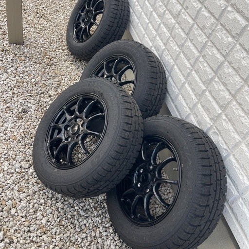 受け渡し予定者決定 15インチ スタッドレスタイヤホイール ナット付き 