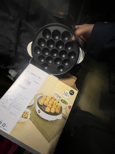 未使用　たこ焼き機