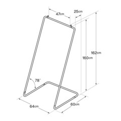 スチールハンガーラックの画像