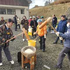 下籾もちつき大会 - 久米郡