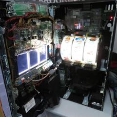 パチスロ実機 Reゼロから始める異世界生活 エミリアパネル リゼロ コイン不要機付き スロット機の画像