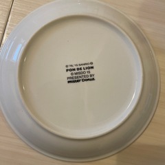 中古ミスドキティポンデライオン皿の画像