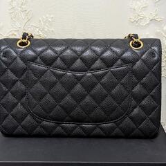 プレゼントにも！新品CHANELチェーンマトラッセ25黒G金具☆付属品あり。レシートの画像