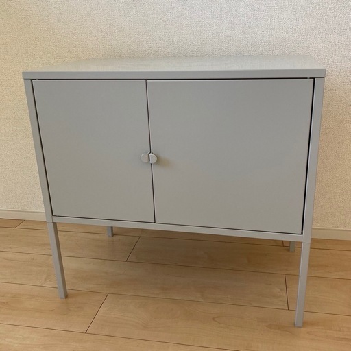 IKEA イケア LIXHULT リックスフルト キャビネット グレー