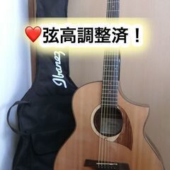 ❤️弦高調整済！Ibanez アイバニーズ AEW22CD-NT...