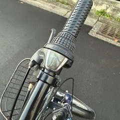ギア付き折りたたみ自転車の画像