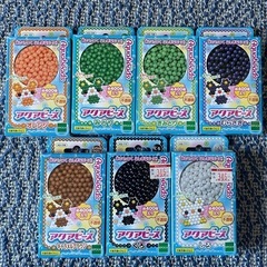 アクアビーズ 、未開封、不透明、7色